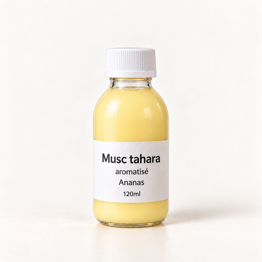 Musc Tahara aromatisé sans alcool en vrac Ananas – Tahara Maroc