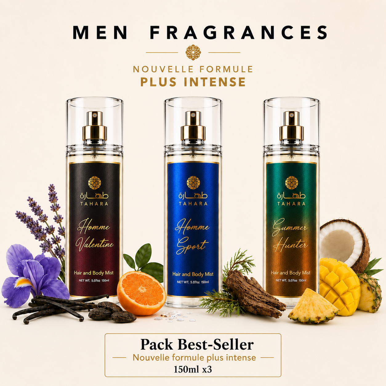 Trio Brume Men - 150ml x 3