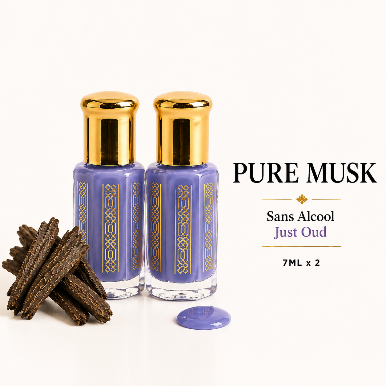 Duo Musc Tahara aromatisé 7ml — Oud