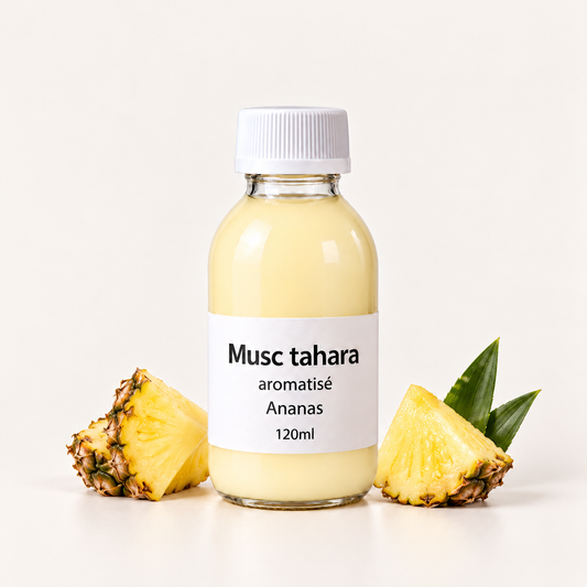 Musc Tahara aromatisé sans alcool en vrac Ananas (vue 3) – Tahara Maroc