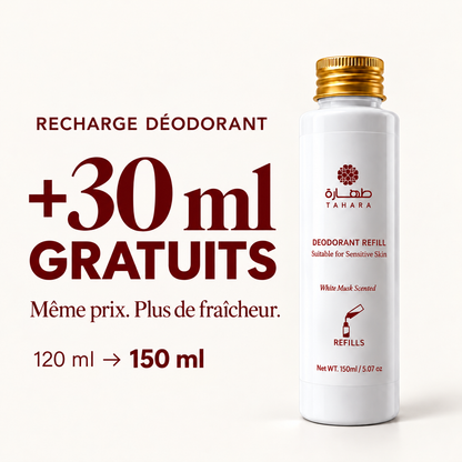 Recharge Déodorant Tahara Oud | 120ml | Livraison Gratuite | Maroc