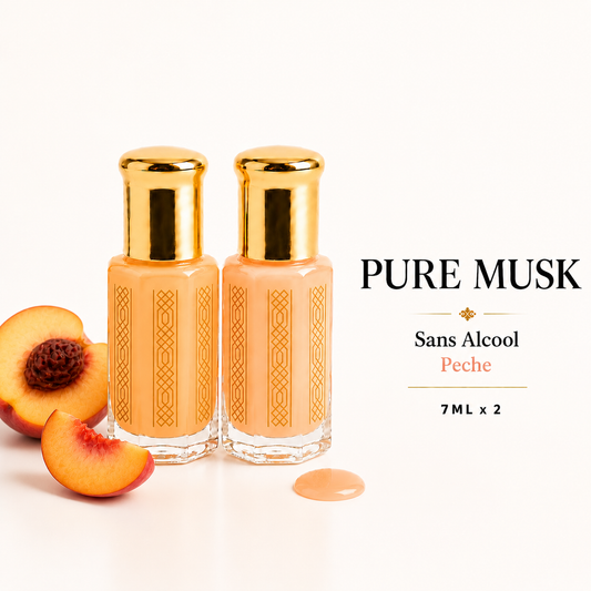 Duo Musc Tahara aromatisé 7ml — Pêche