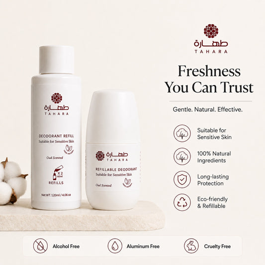 Kit Déodorant Naturel Rechargeable - Musc Blanc