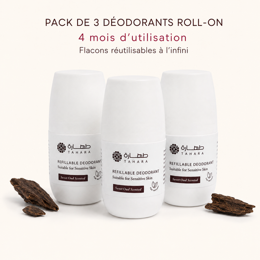 Déodorants naturels sans alcool senteur Oud Sucré  – 180 ml