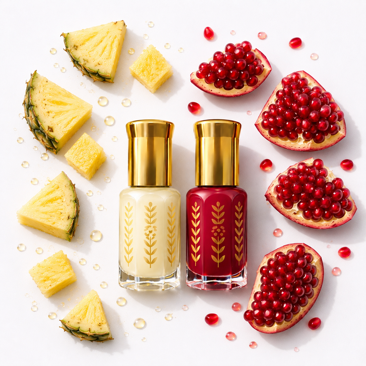 Misc aromatisé ananas et roumman grenade 