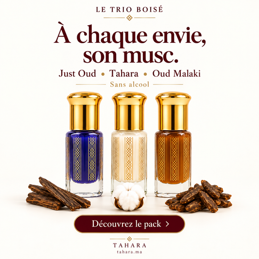Pack 3 Muscs Aromatisés sans alcool - Boisés