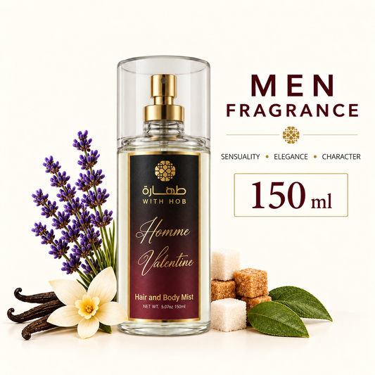 Brume parfumée corps et cheveux 150 ml L’homme Valentine – Tahara Maroc