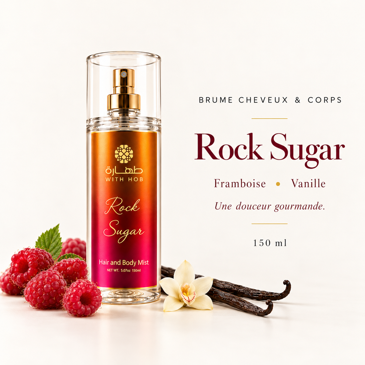 Brume parfumée corps et cheveux 150 ml Rock Sugar – Tahara Maroc