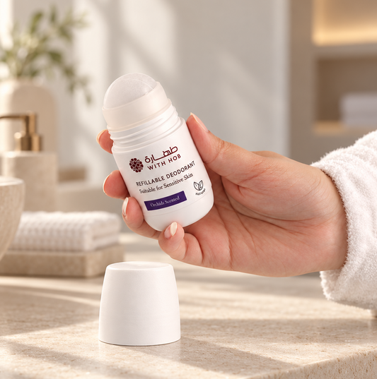 Déodorant naturel rechargeable sans alcool roll-on 60 ml Orchidée – Tahara Maroc