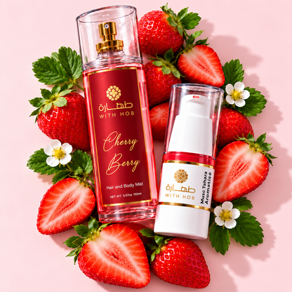 Duo brume parfumée Strawberry et musc sans alcool 18 ml – Tahara Maroc