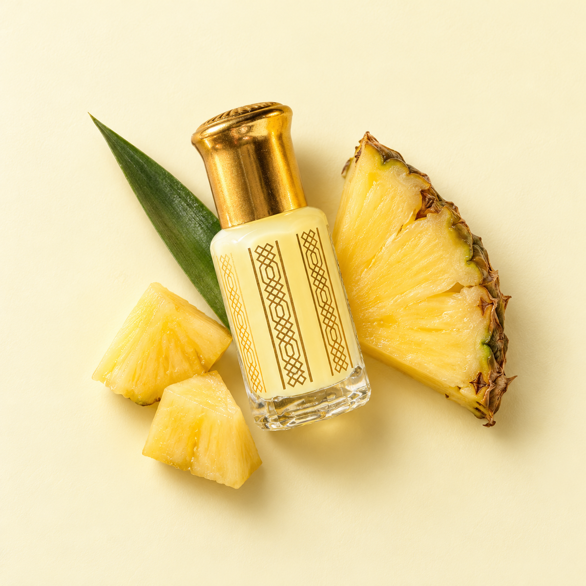 Musc aromatisé sans alcool 7 ml Ananas – Tahara Maroc