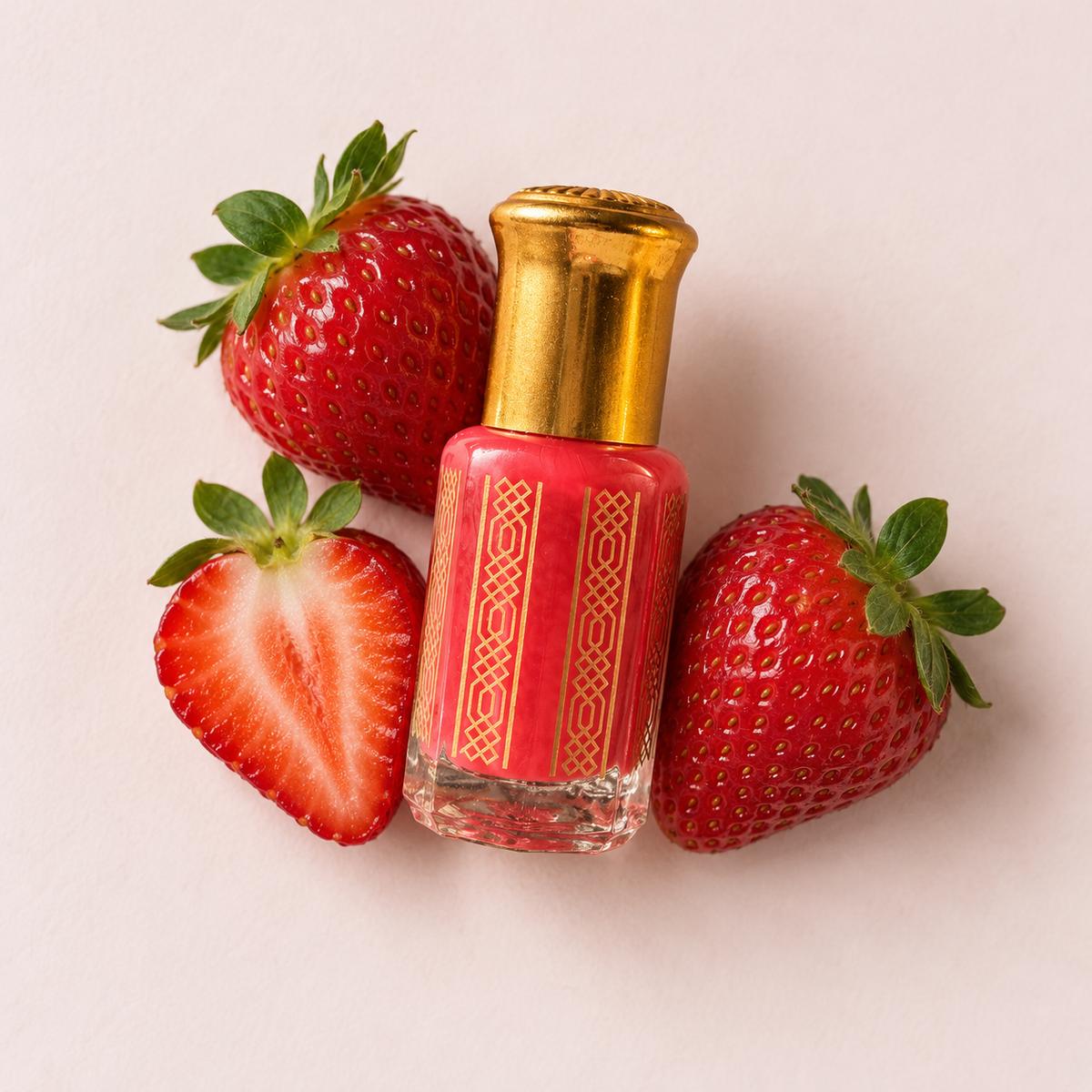 Musc aromatisé sans alcool 7 ml Fraise La Délicieuse – Tahara Maroc