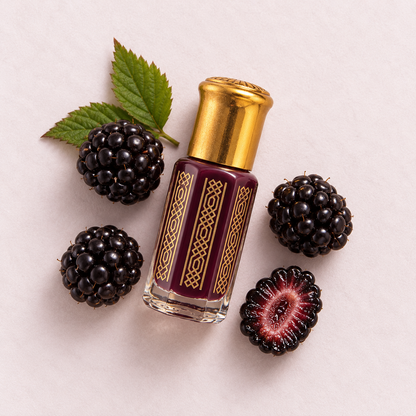 Musc aromatisé sans alcool 7 ml Mûres – Tahara Maroc