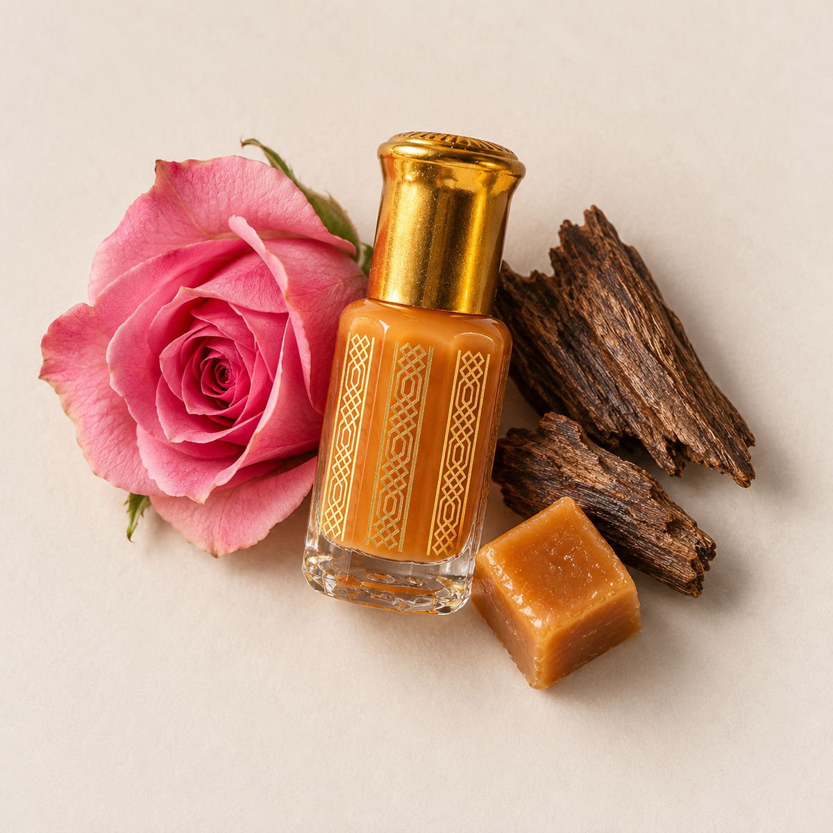 Musc parfumé sans alcool 7 ml Oud Bouquet – Tahara Maroc
