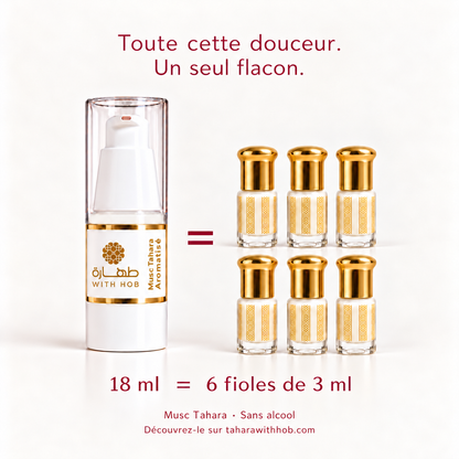 Musc premium sans alcool 18 ml – Tahara Maroc (vue 2)