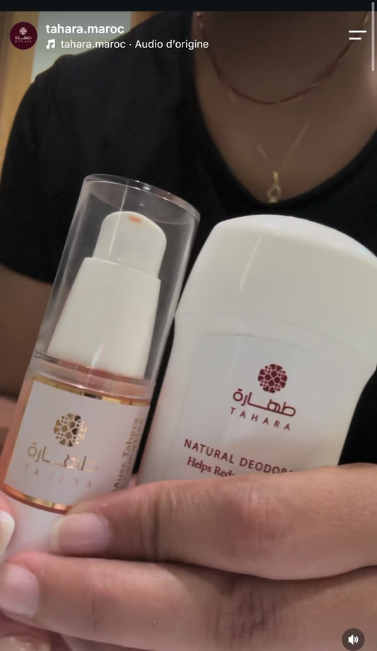 Duo Fraîcheur Sport : Déodorant Naturel + Musc Tahara | Livraison Gratuite